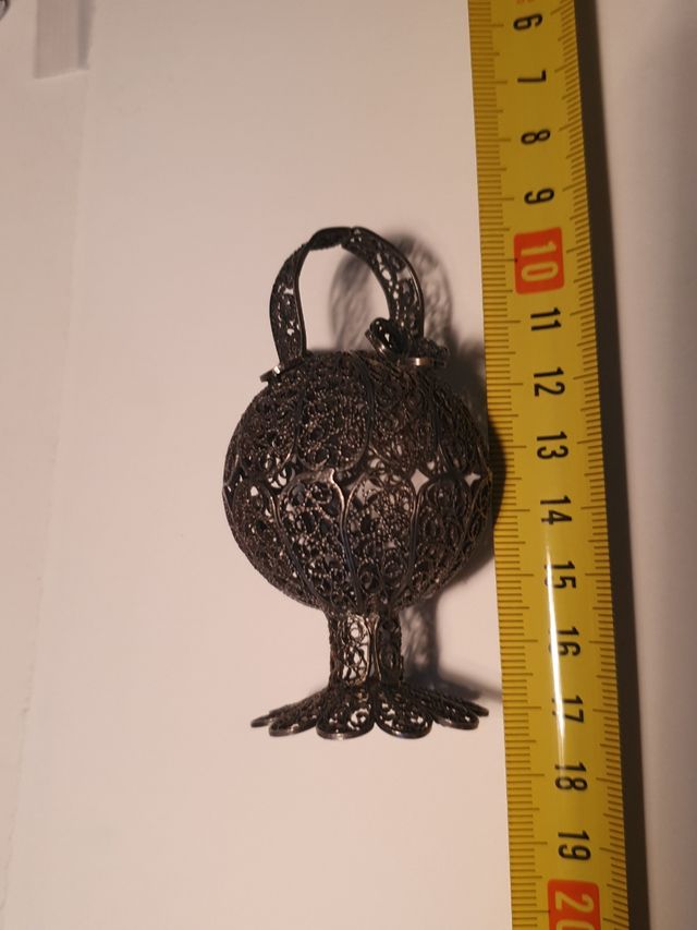 Botijo artesanal filigrana en plata