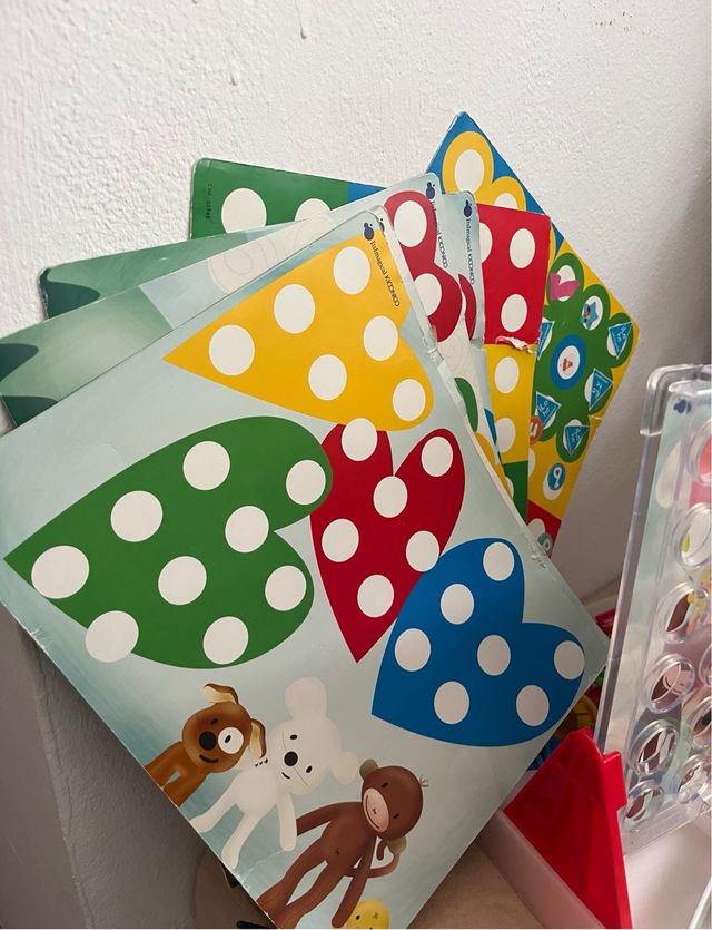 Tres en ralla portátil, juego de mesa.