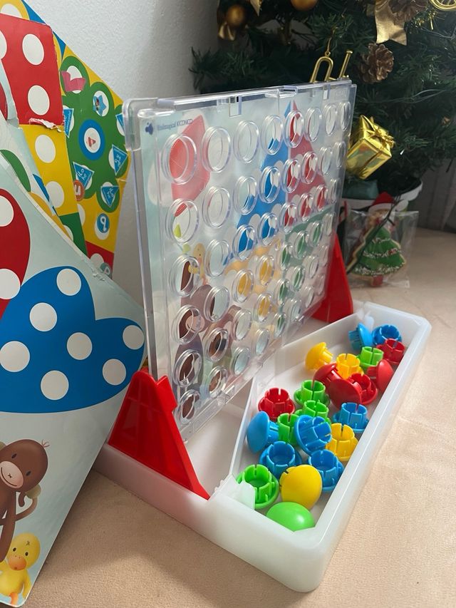 Tres en ralla portátil, juego de mesa.