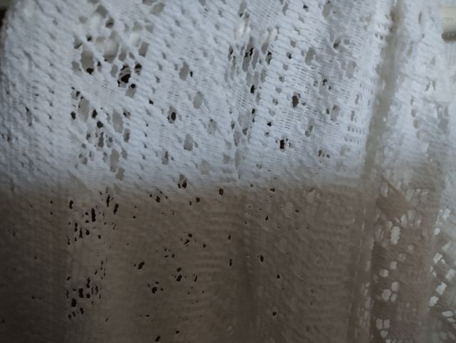 Blusa blanca de encaje oysho