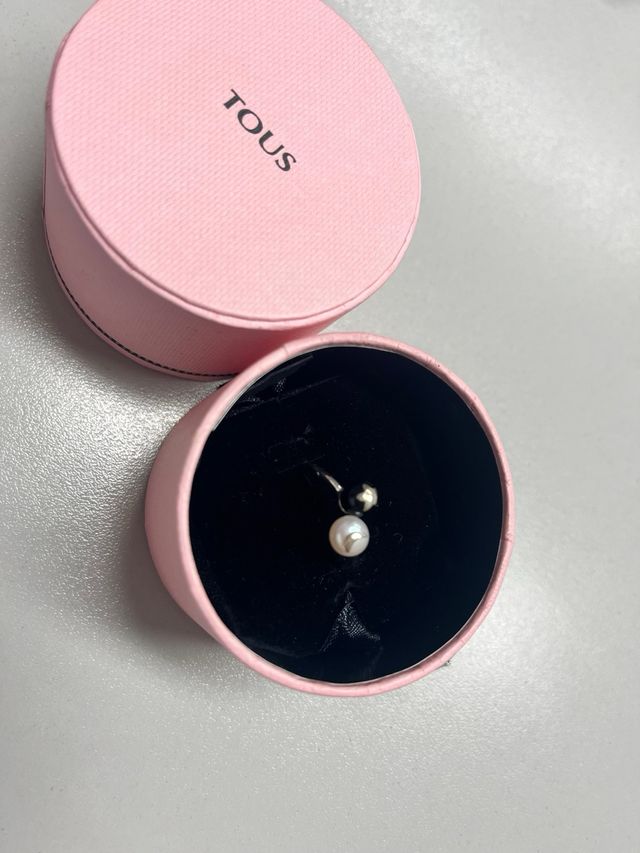 tous anillo plata y onx abierto