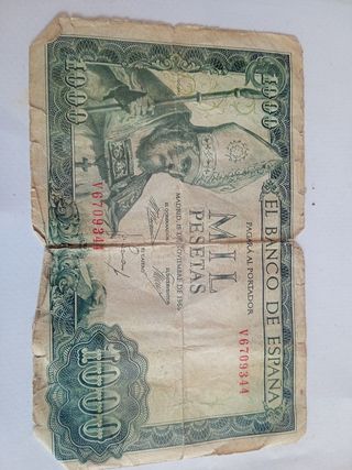 Billetes antiguos