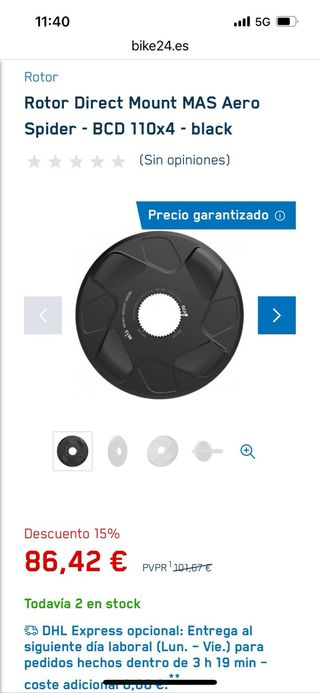 ✅  Set Rotor Aéreo  - Plato + Spider