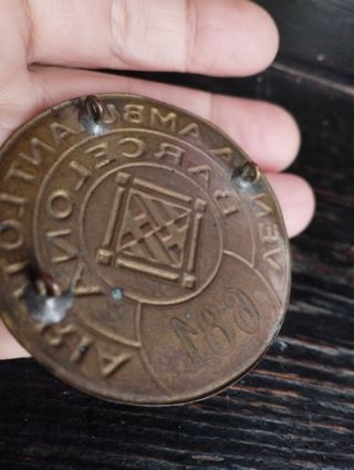 CHAPA VENTA AMBULANTE LOTERIA BARCELONA