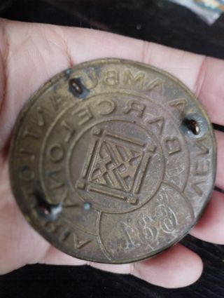 CHAPA VENTA AMBULANTE LOTERIA BARCELONA