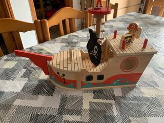 barco pirata madera