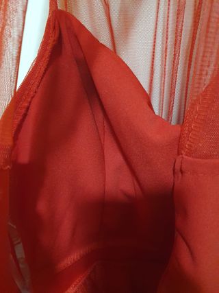 Vestido rojo de fiesta a estrenar