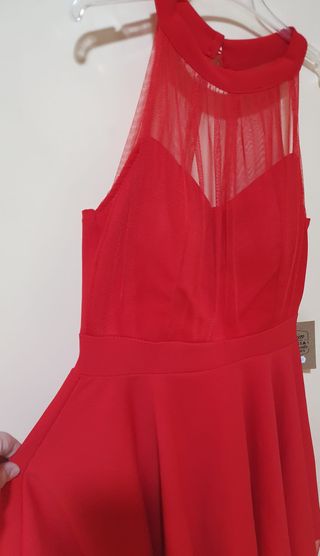 Vestido rojo de fiesta a estrenar
