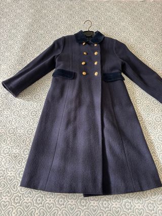 Abrigo niño azul marino