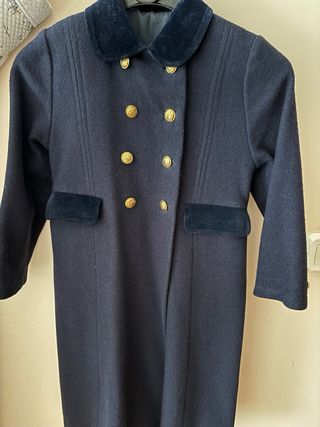 Abrigo niño azul marino