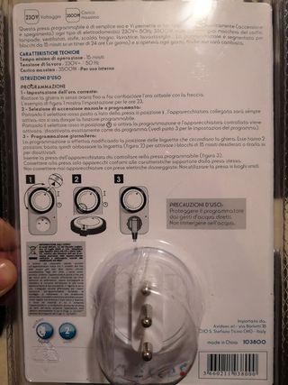 Programmatore giornaliero Elettrico