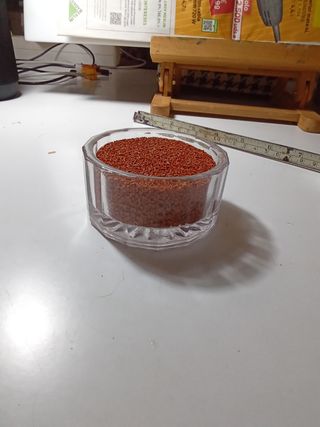 Antiguo empapador de esponja para sellos