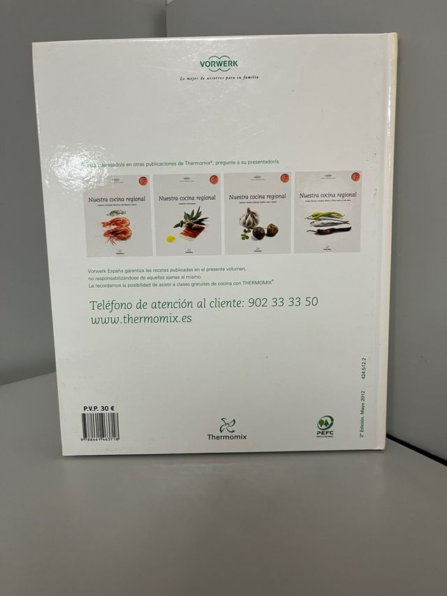 Libro de Cocina regional THERMOMIX