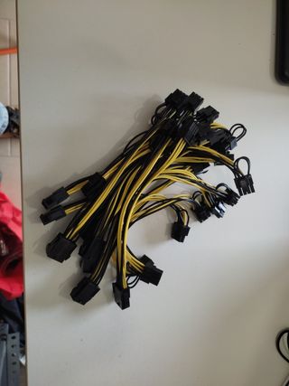 10 Cables alimentación gráfica 2x8pins