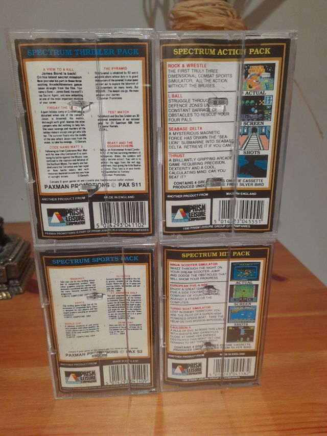 LOTE DE 20 JUEGOS ZX SPECTRUM ( FUNCIONAN )