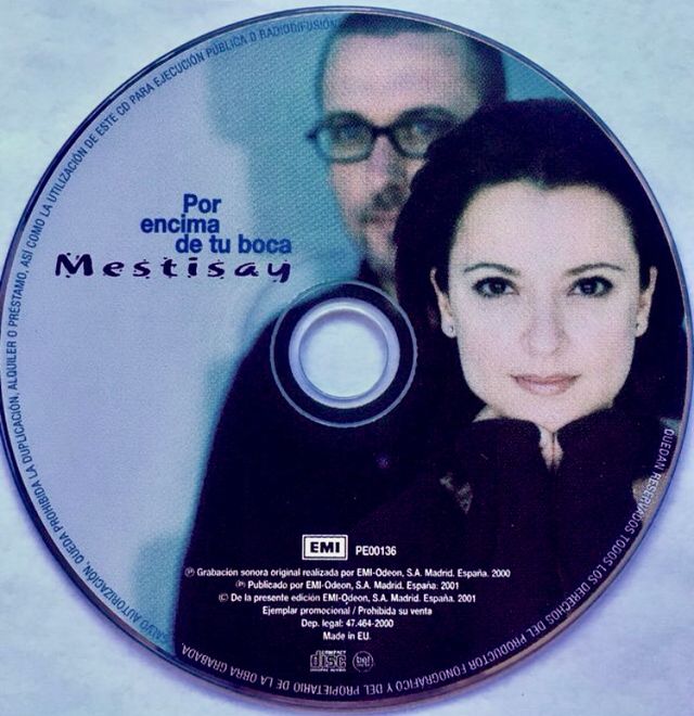 CD Single Mestisay Por encima de tu boca