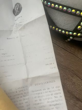 zapatos de baile gautiers negros con pedreria