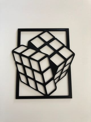 Adorno 3D Cubo de Rubik