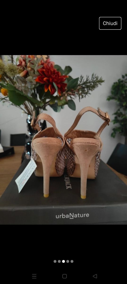 Scarpe con tacco nuove mai indossate 