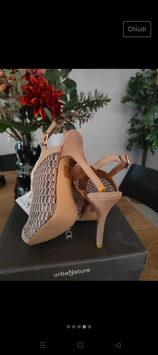 Scarpe con tacco nuove mai indossate 