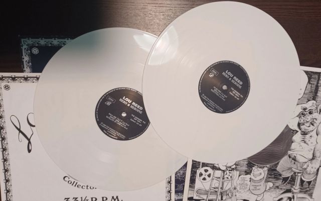 Lou Reed – Hero & Heroine (1990, White Vinyl)