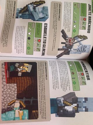 Libro Manual de combate Minecraft