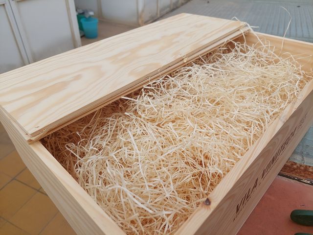 Tres cajas de madera decoracion