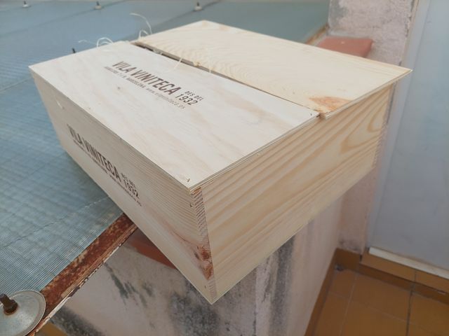 Tres cajas de madera decoracion