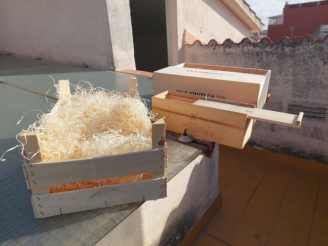 Tres cajas de madera decoracion