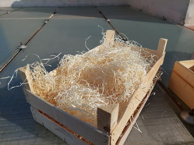 Tres cajas de madera decoracion