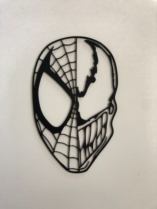 Adorno 3D Spiderman VS Venom