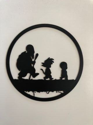 Adorno 3D Goku Krillin Roshi Dragon Ball