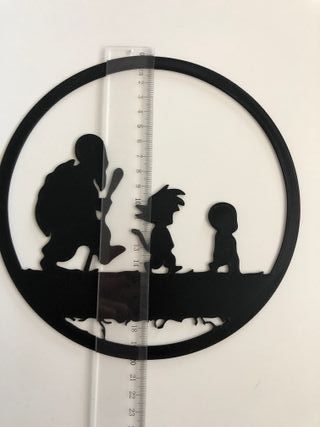 Adorno 3D Goku Krillin Roshi Dragon Ball