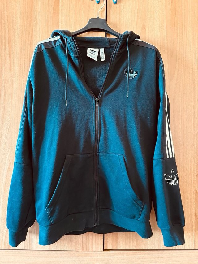 Felpa Adidas uomo con cappuccio