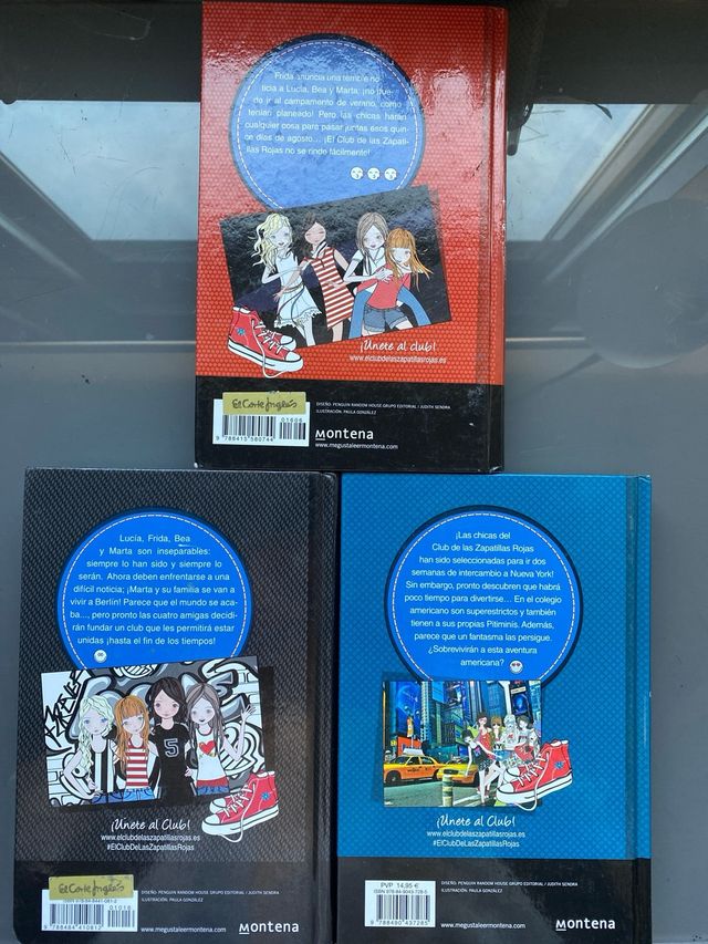 Pack libros club de las zapatillas rojas