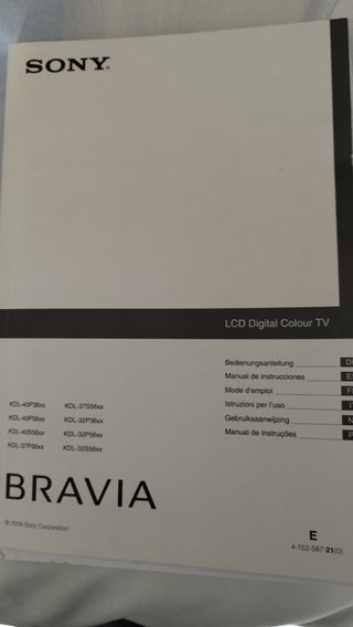 TV. SONY BRAVIA KDL-32S5600 BUEN ESTADO