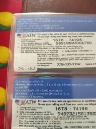 6 SCHEDE TELEFONICHE ATW