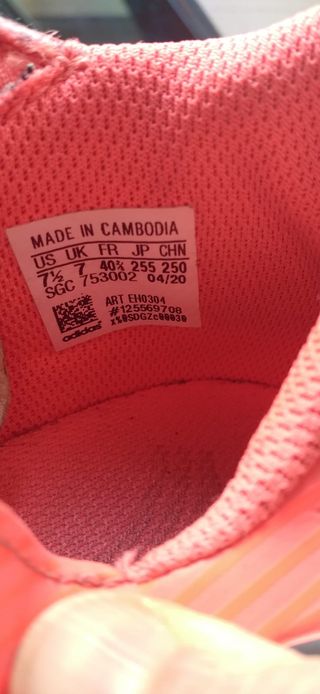 Botas fútbol Multitacos Adidas. Talla 40 2/3