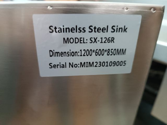 Fregadero industrial