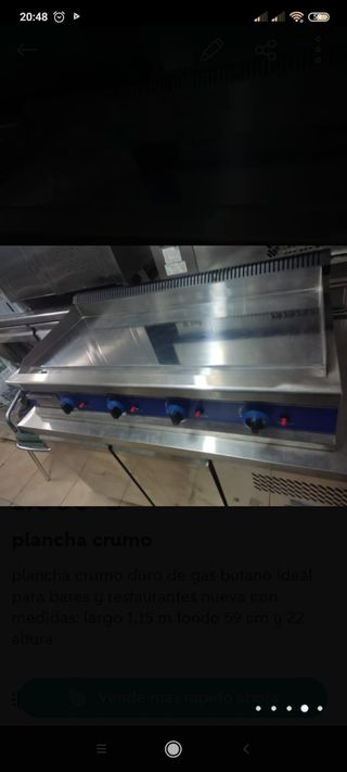Plancha industrial