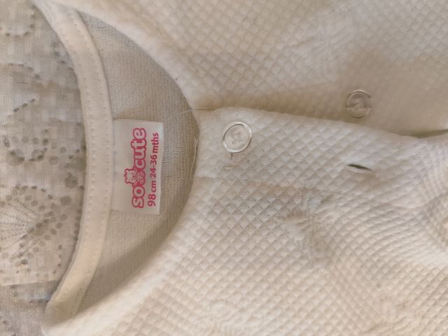 Vestido botones. Talla 24/36Meses