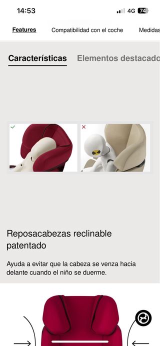 Silla cybex solition X-fix