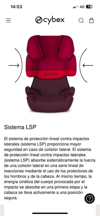 Silla cybex solition X-fix