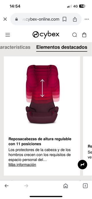 Silla cybex solition X-fix