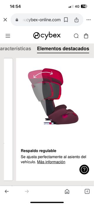 Silla cybex solition X-fix