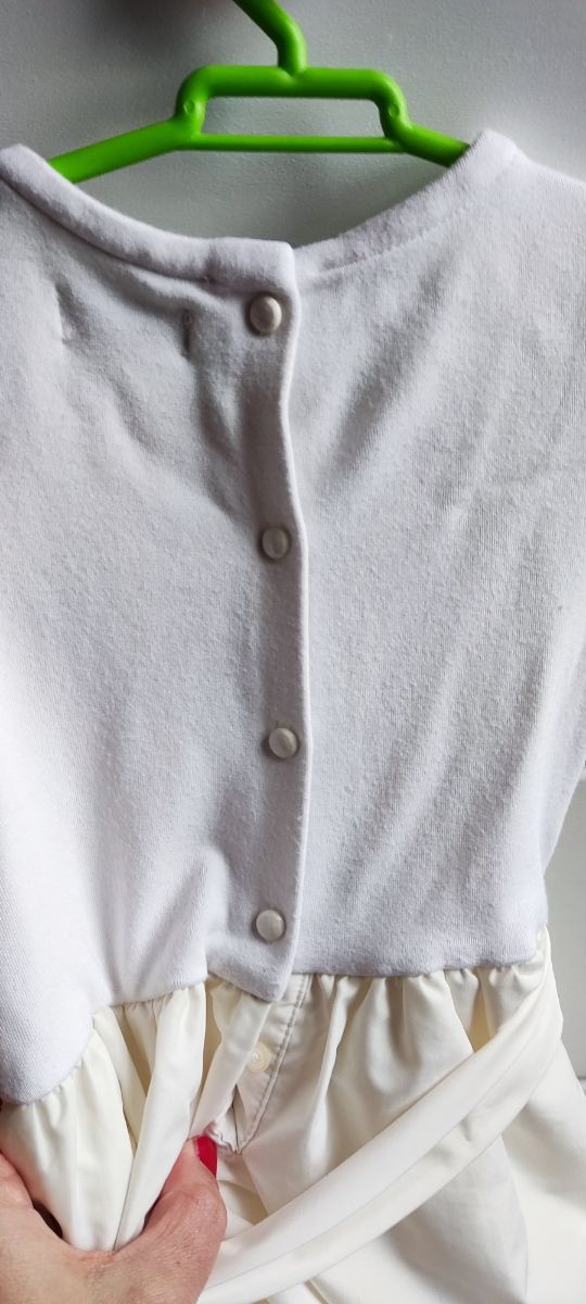 Vestido color crema 18 meses de Ralph Lauren