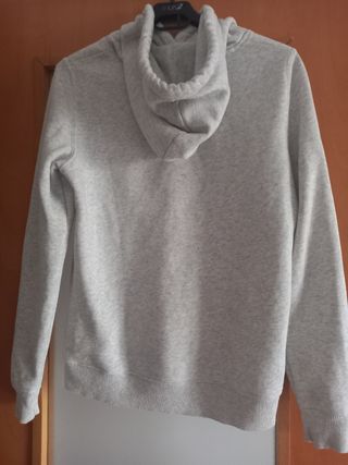 Sudadera gris claro con capucha Holli