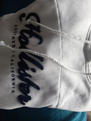 Sudadera gris claro con capucha Holli