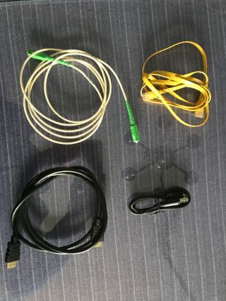 Lote de 3 cables y cargadores nuevos