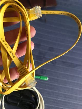 Lote de 3 cables y cargadores nuevos